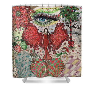 December Fun-Merry Christmas - Shower Curtain