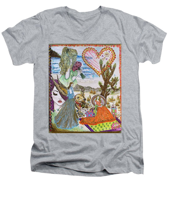 Feelin Joshua Tree - Men's V-Neck T-Shirt