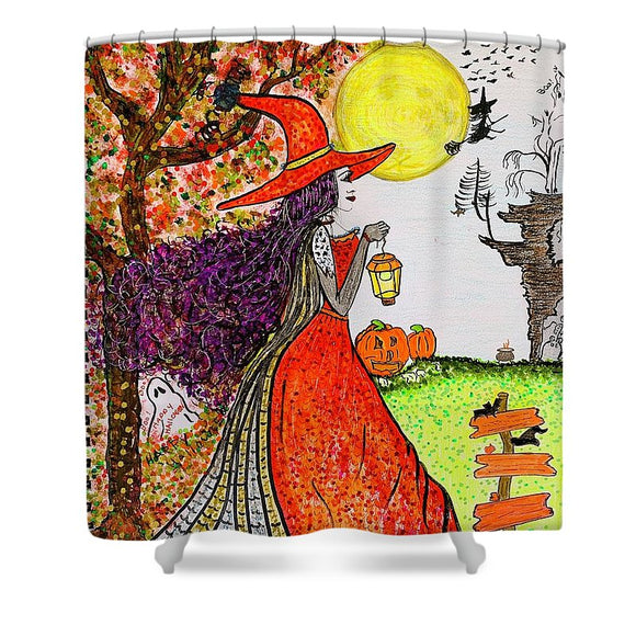 Halloween  - Shower Curtain