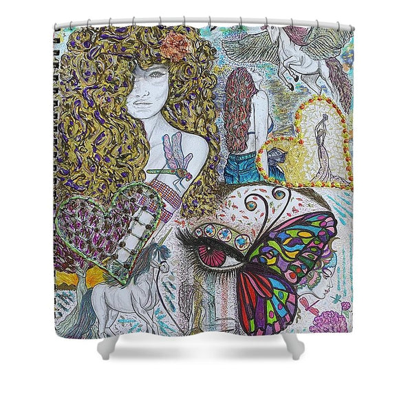 Healing - Shower Curtain